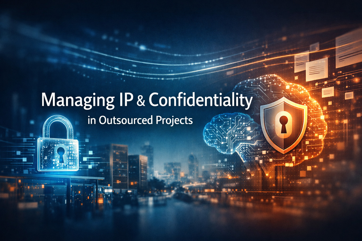 Featured image for article: Verwaltung von geistigem Eigentum und Vertraulichkeit in ausgelagerten Projekten