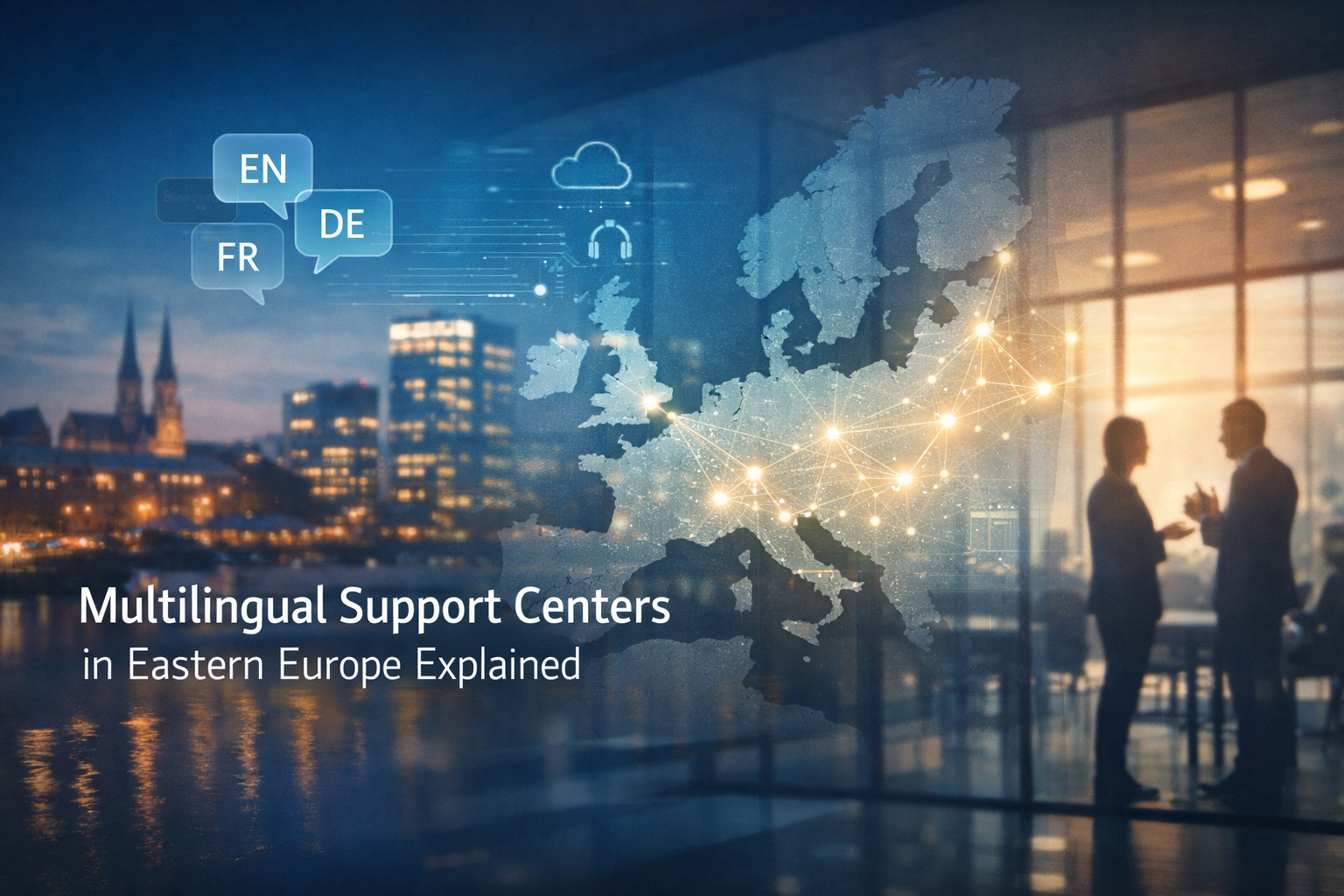 Featured image for article: Mehrsprachige Supportzentren in Osteuropa erklärt