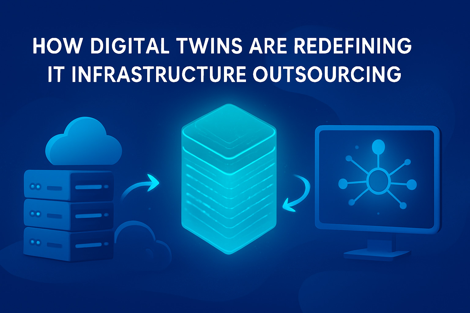 Featured image for article: How Digital Twins Are Redefining IT Infrastructure Outsourcing