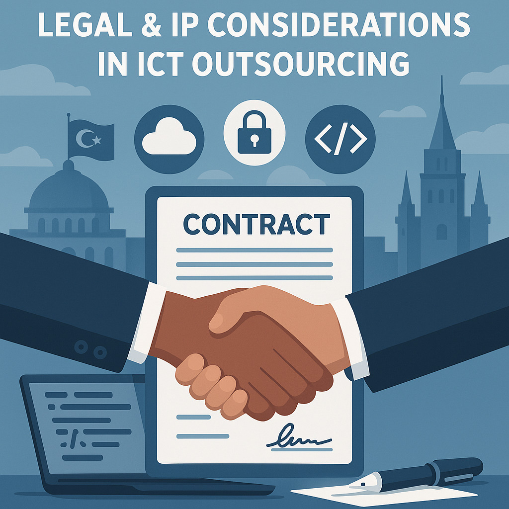 Featured image for article: Legal & IP Considerations in ICT Outsourcing