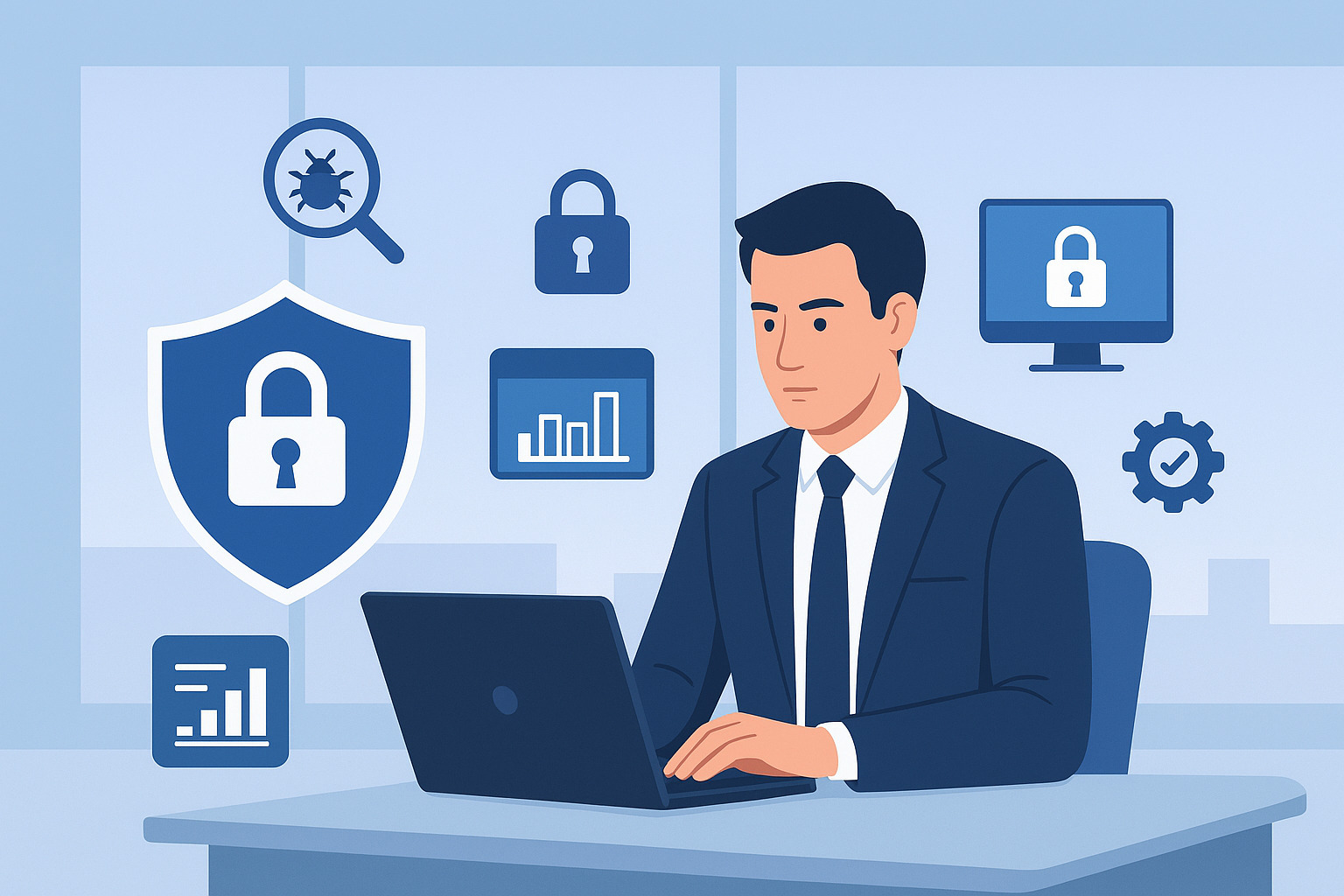 Featured image for article: Stellenbeschreibung eines Cyber-Sicherheitsexperten: Rollen, Verantwortlichkeiten und Fähigkeiten