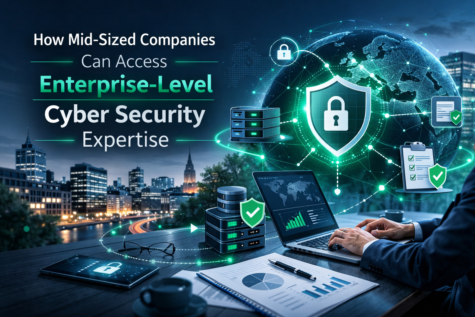 Featured image for article: How Mid-Sized Companies Can Access Enterprise-Level Cyber Security Expertise
