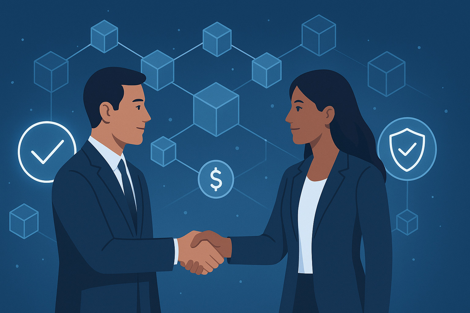 Featured image for article: How Blockchain Is Revolutionizing Outsourcing Contracts and Payments